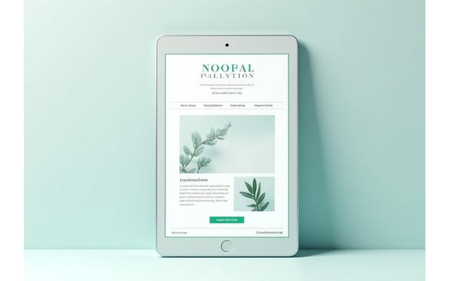 Pré-visualização do layout da newsletter semanal da Serenidade Vital, com artigos, dicas e um design limpo.