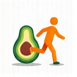 Ícone de um prato de comida saudável e um corredor, simbolizando nutrição e movimento na fase 2 do roadmap.